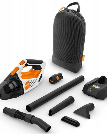 Rankinis dulkių siurblys Stihl SEA 20 su AS 2 akumuliatoriumi ir AL 1 įkrovikliu