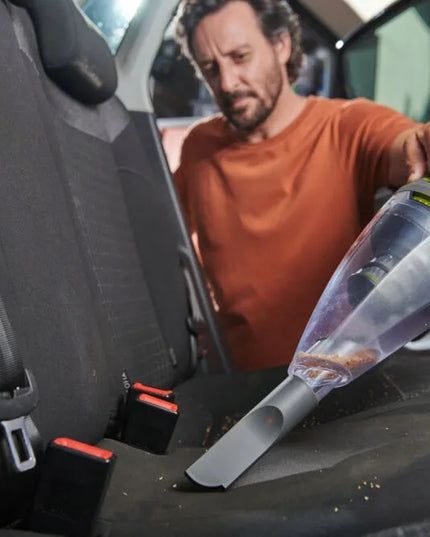RYOBI RHV18F-0 18 V akumuliatorinis rankinis dulkių siurblys automobiliui su prailginimo vamzdžiu