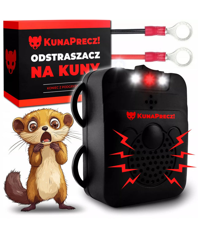 Ultragarsinis automobilinis kiaunių, graužikų, žiurkių ir pelių atbaidytuvas