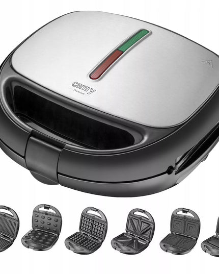 Sumuštinių keptuvė 6 viename skrudintuvas grilis vaflių keptuvė panini riešutai trikampiai
