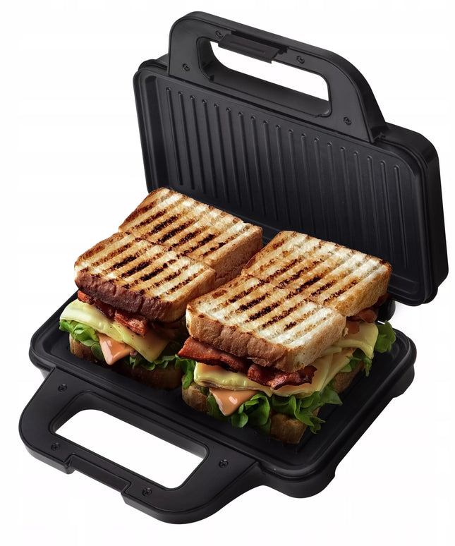 Elektrinis sumuštinių keptuvas Panini Grill, 1400W su nepridegančia danga