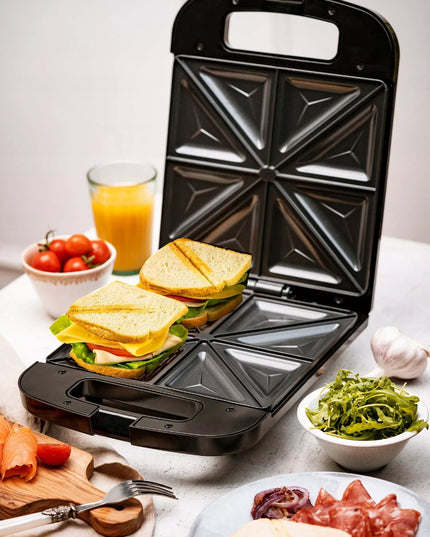 Adler sumuštinių keptuvė skrudintuvas sandwich 3055 trikampiai 2000W nelipni danga