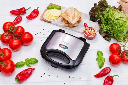 Sumuštinių keptuvė, skrudintuvas, trikampiai, 850W, neprilipusi danga