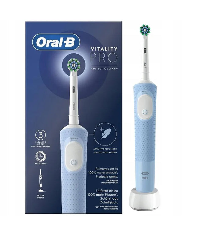 Elektrinis dantų šepetėlis Oral-B Vitality Pro D103 Box Blue, mėlynas