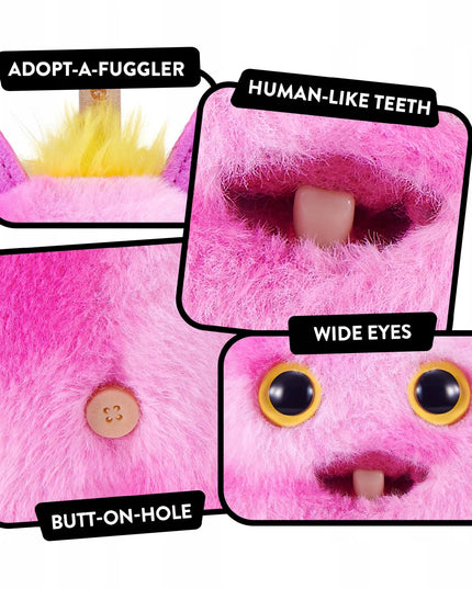 Originalus „ZURU Fuggler Baby Pinkles“ pakabukas, 9 cm, „Rabid Rabbit“