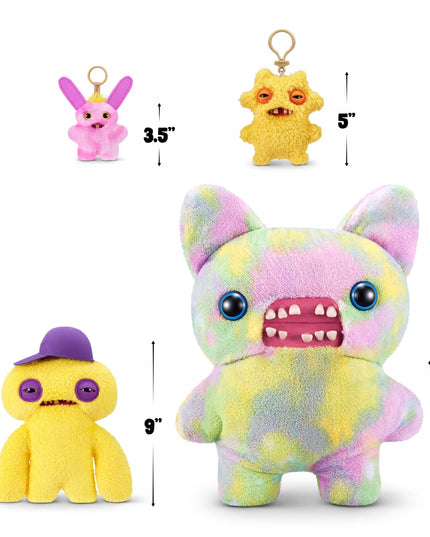 Originalus „ZURU Fuggler Baby Pinkles“ pakabukas, 9 cm, „Rabid Rabbit“