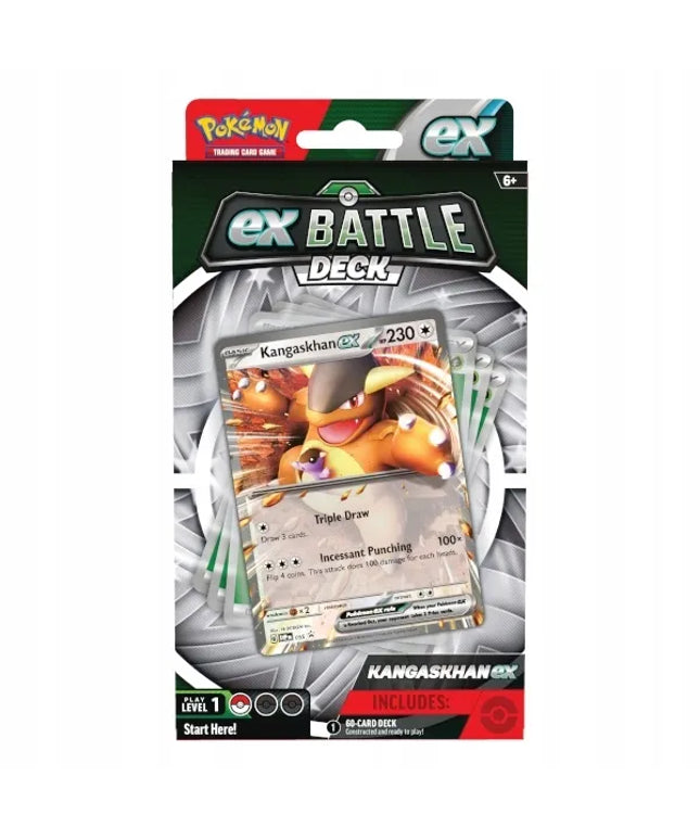 Originali „Pokémon TCG“ žaidimo kaladė: „Kangaskhan ex Battle Deck“