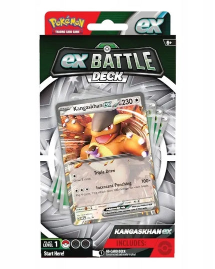 Originali „Pokémon TCG“ žaidimo kaladė: „Kangaskhan ex Battle Deck“