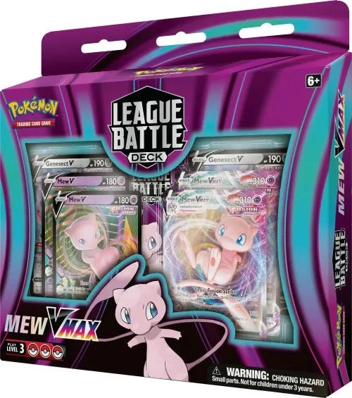 Originali „Pokémon TCG“ žaidimo kaladė: Mew VMAX League Battle Deck