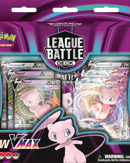 Originali „Pokémon TCG“ žaidimo kaladė: Mew VMAX League Battle Deck