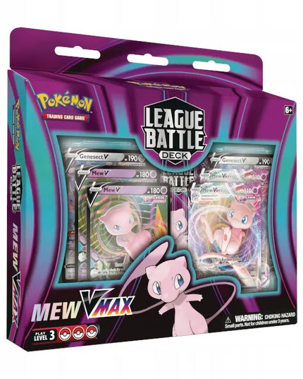 Originali „Pokémon TCG“ žaidimo kaladė: Mew VMAX League Battle Deck