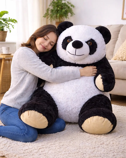 DIDELĖ PLĮŠINĖ PANDA – MILŽINIŠKAS MEŠKIUKAS, 145 cm