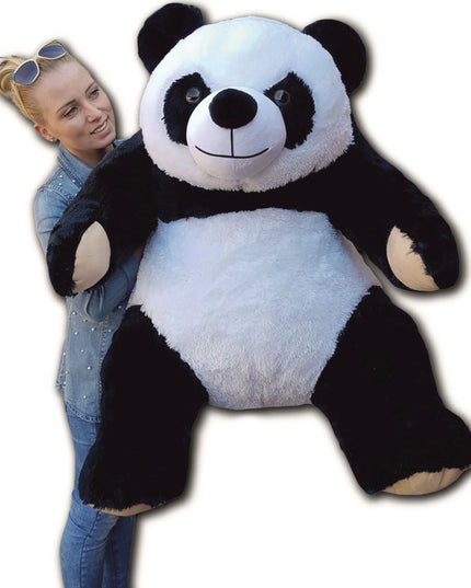 DIDELĖ PLĮŠINĖ PANDA – MILŽINIŠKAS MEŠKIUKAS, 145 cm