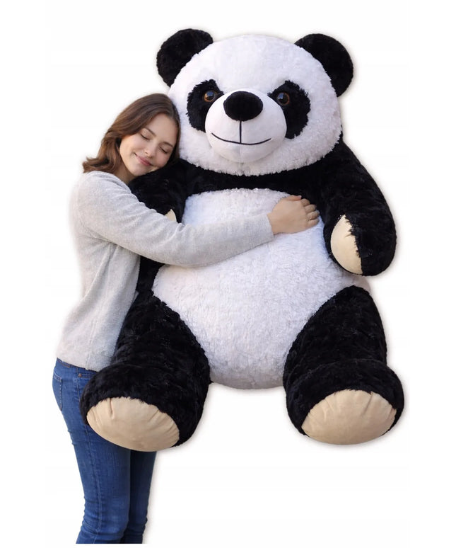 DIDELĖ PLĮŠINĖ PANDA – MILŽINIŠKAS MEŠKIUKAS, 145 cm
