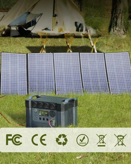 ALLPOWERS SP037 400 W sulankstomas saulės įkroviklis – saulės panelė energijos kaupikliui