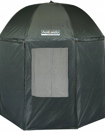 Žvejybos skėtis su pilna palapine 250cm, specialios gumos + kuoliukas!