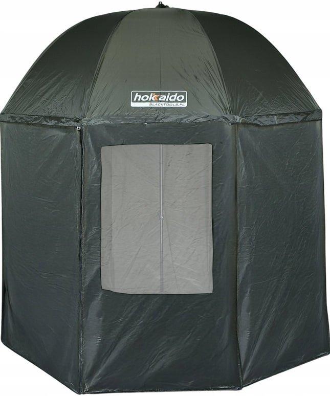 Žvejybos skėtis su pilna palapine 250cm, specialios gumos + kuoliukas!