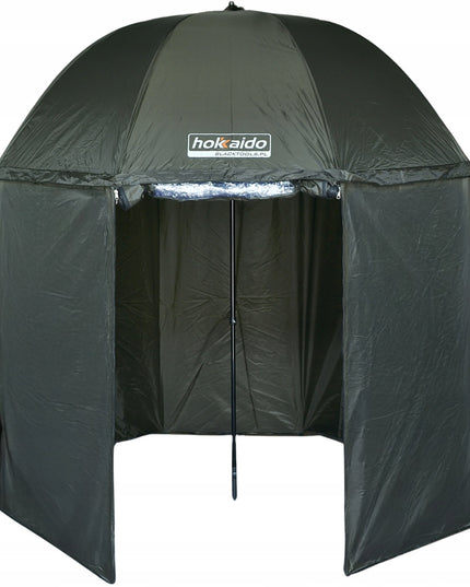 Žvejybos skėtis su pilna palapine 250cm, specialios gumos + kuoliukas!