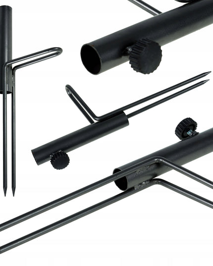 Žvejybos skėtis su pilna palapine 250cm, specialios gumos + kuoliukas!