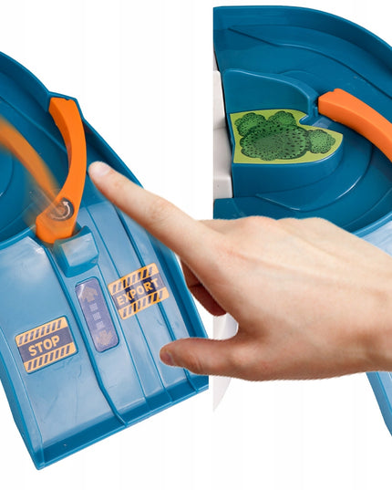 Daugiaaukštis garažas su liftu 6 automobiliukams berniukui