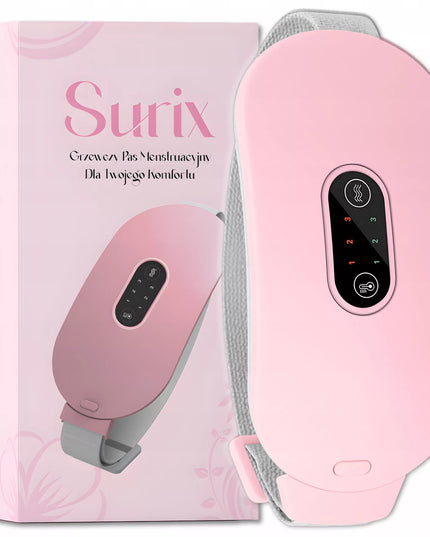 Surix menstruacinis diržas moterims nuo skausmo su šildymo ir masažo funkcijomis