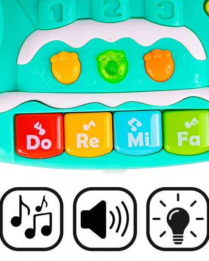 Interaktyvus 5in1 Stumdukas-Vaikštynė, Važinėjimo Žaislas, Staliukas, Paspirtukas Vaikams