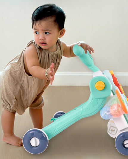 Interaktyvus 5in1 Stumdukas-Vaikštynė, Važinėjimo Žaislas, Staliukas, Paspirtukas Vaikams