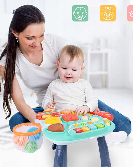 Interaktyvus 5in1 Stumdukas-Vaikštynė, Važinėjimo Žaislas, Staliukas, Paspirtukas Vaikams