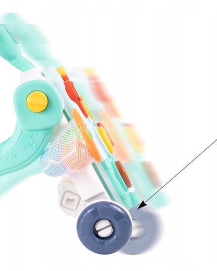 Interaktyvus 5in1 Stumdukas-Vaikštynė, Važinėjimo Žaislas, Staliukas, Paspirtukas Vaikams