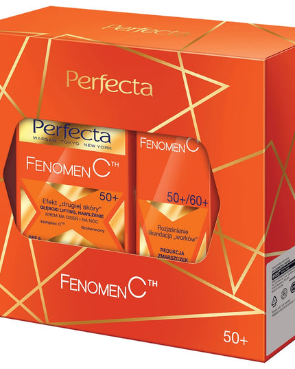 PERFECTA Fenomenas C Rinkinys 50+ Veido kremas 50 ml + Paakių kremas 15 ml