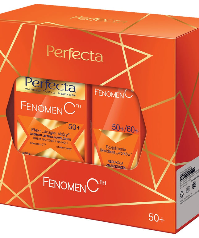 PERFECTA Fenomenas C Rinkinys 50+ Veido kremas 50 ml + Paakių kremas 15 ml