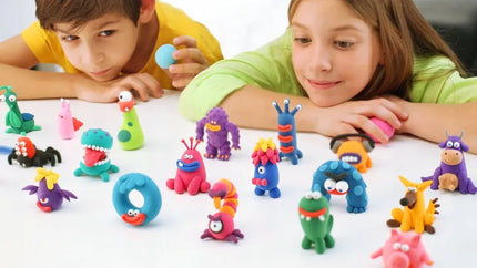 Piankolinas „Toys“ – polimerinis modelinas, sensorinė plastilino masė, 48 vnt.