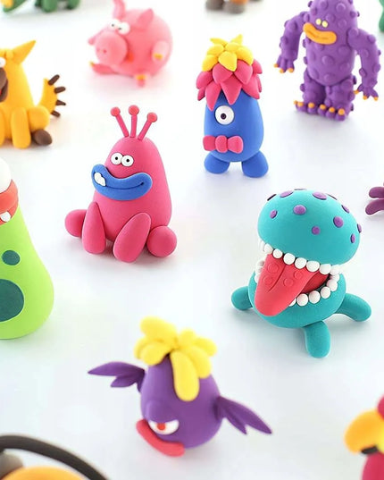 Piankolinas „Toys“ – polimerinis modelinas, sensorinė plastilino masė, 48 vnt.