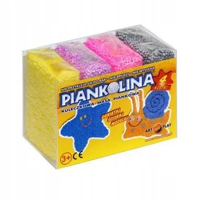 Art And Play rutulinis putų plastilinas, 4 spalvos, geltonas