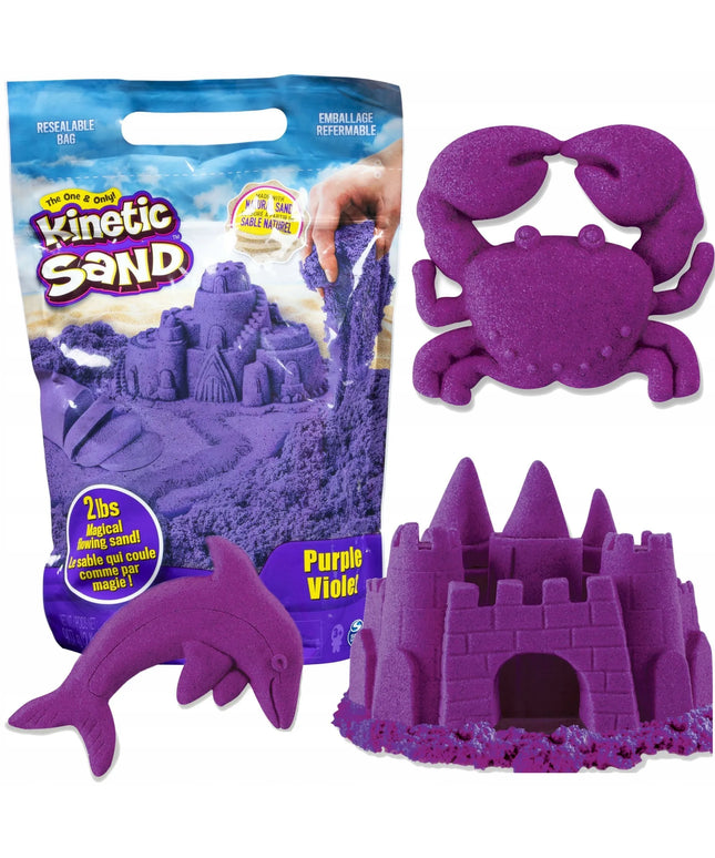Violetinis kinetinis smėlis „Spin Master“, 900 g, plastiška masė, ryški spalva