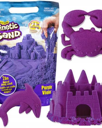 Violetinis kinetinis smėlis „Spin Master“, 900 g, plastiška masė, ryški spalva