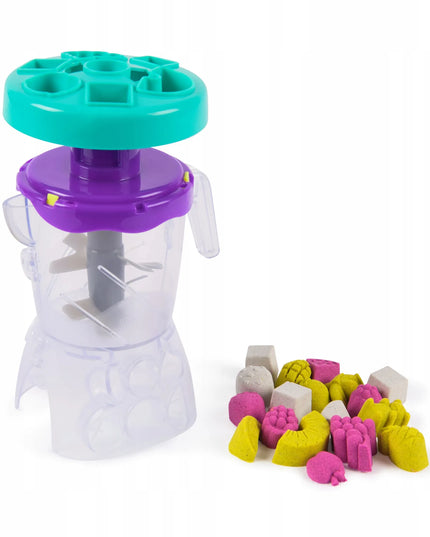 „Kinetic Sand“ kinetinis smėlis „Ledų desertai“ su maišytuvu, 3 spalvos, 18 formų