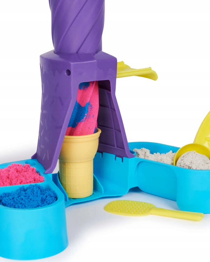„Kinetic Sand“ kinetinio smėlio ledų kioskelis su ledų gaminimo stotele ir priedais