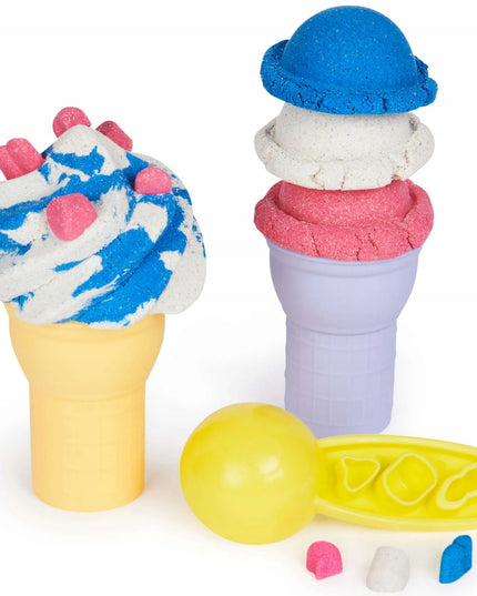 „Kinetic Sand“ kinetinio smėlio ledų kioskelis su ledų gaminimo stotele ir priedais