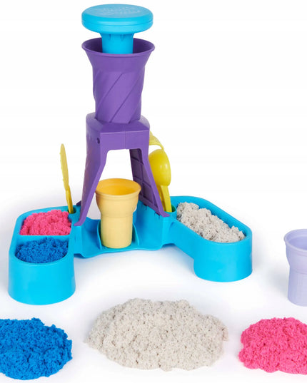„Kinetic Sand“ kinetinio smėlio ledų kioskelis su ledų gaminimo stotele ir priedais