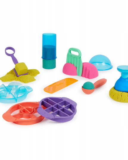 Kinetinio smėlio rinkinys „Kinetic Sand Ultimate Sandisfying Set“ su formelėmis ir priedais, 907 g