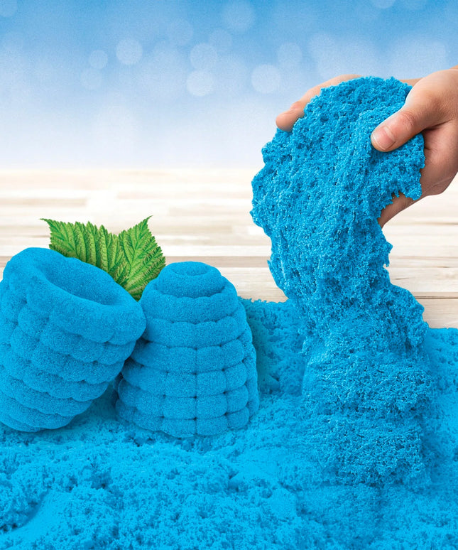 Mėlynas kvapnus kinetinis smėlis „Kinetic Sand Scents“, uogų aromato, 227 g