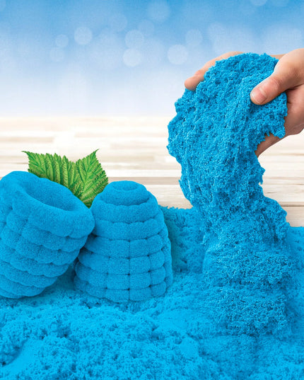 Mėlynas kvapnus kinetinis smėlis „Kinetic Sand Scents“, uogų aromato, 227 g