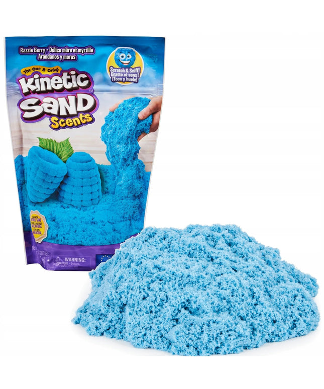Mėlynas kvapnus kinetinis smėlis „Kinetic Sand Scents“, uogų aromato, 227 g