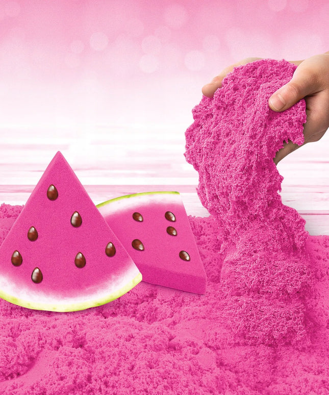 „Kinetic Sand“ rožinis, arbūzais kvepiantis kinetinis smėlis, 228 g