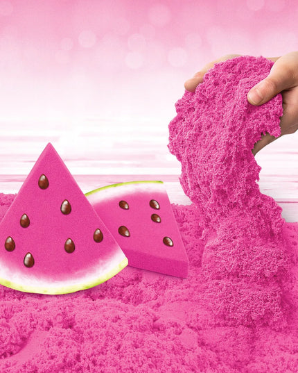 „Kinetic Sand“ rožinis, arbūzais kvepiantis kinetinis smėlis, 228 g