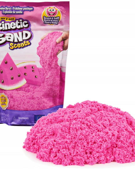 „Kinetic Sand“ rožinis, arbūzais kvepiantis kinetinis smėlis, 228 g