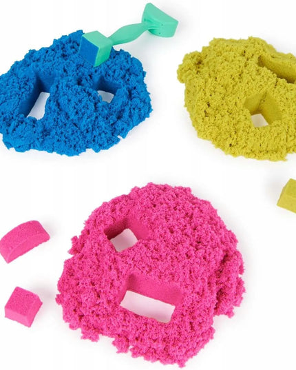 Kinetinio smėlio rinkinys „Squish n’ Create“ su priedais, 382 g