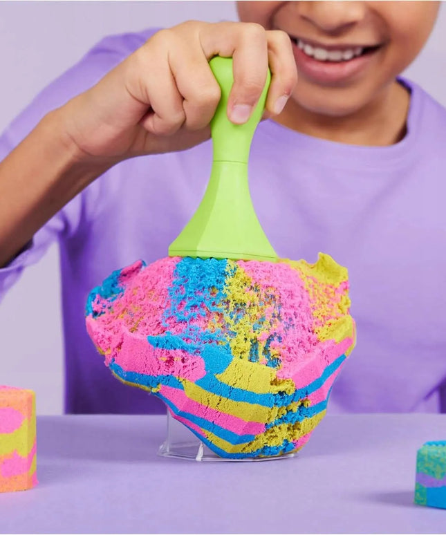 Kinetinio smėlio rinkinys „Squish n’ Create“ su priedais, 382 g