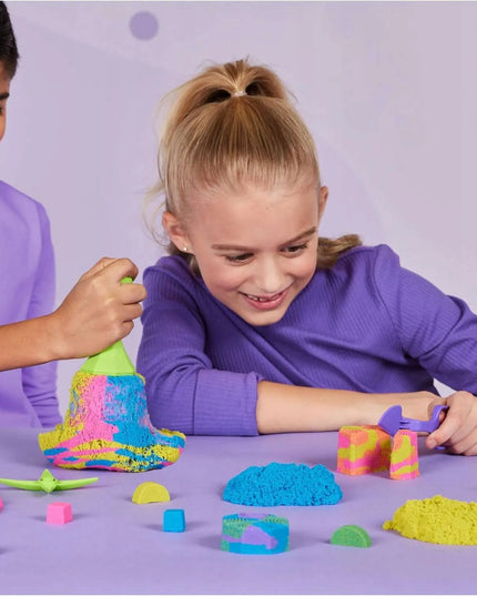 Kinetinio smėlio rinkinys „Squish n’ Create“ su priedais, 382 g